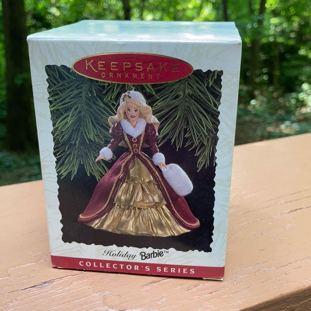 1996 Hallmark Holiday Barbie ornament
